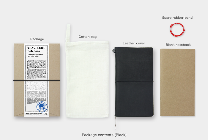 TRAVELER'S Notebook - Regular Size - Black
