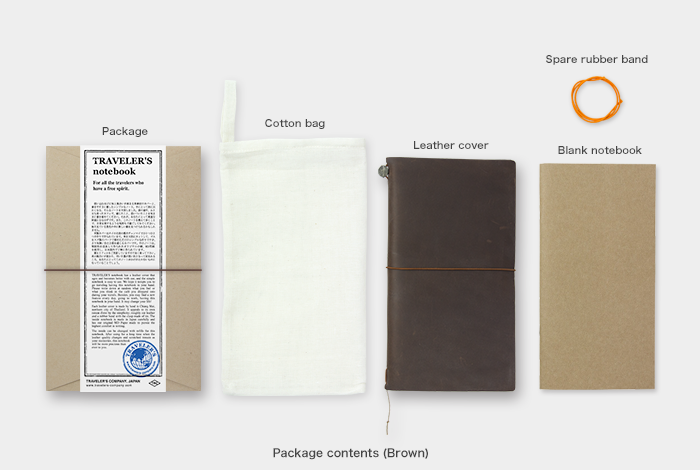TRAVELER'S Notebook - Regular Size - Brown