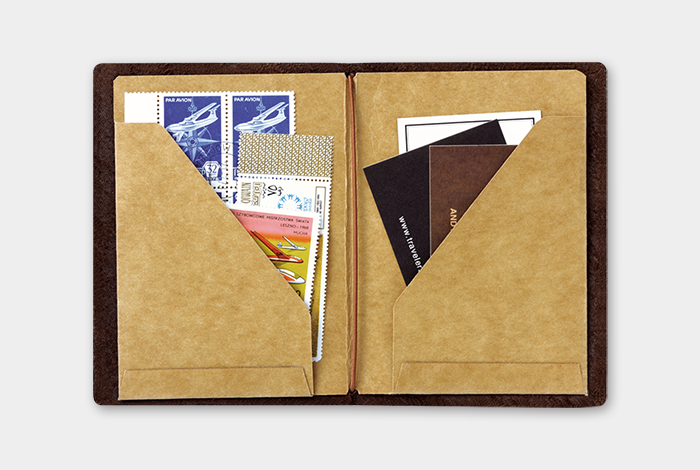 TRAVELER'S Passport Size Refill - Kraft Paper Folder - 010