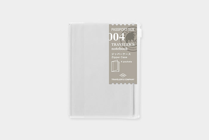 TRAVELER'S Passport Size Refill - Zipper Case - 004
