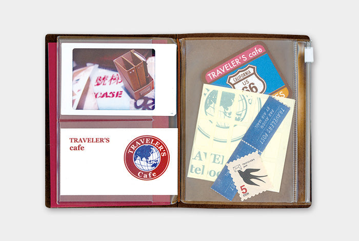 TRAVELER'S Passport Size Refill - Zipper Case - 004
