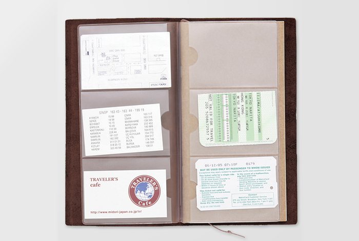 TRAVELER'S Regular Size Refill - Card File - 007