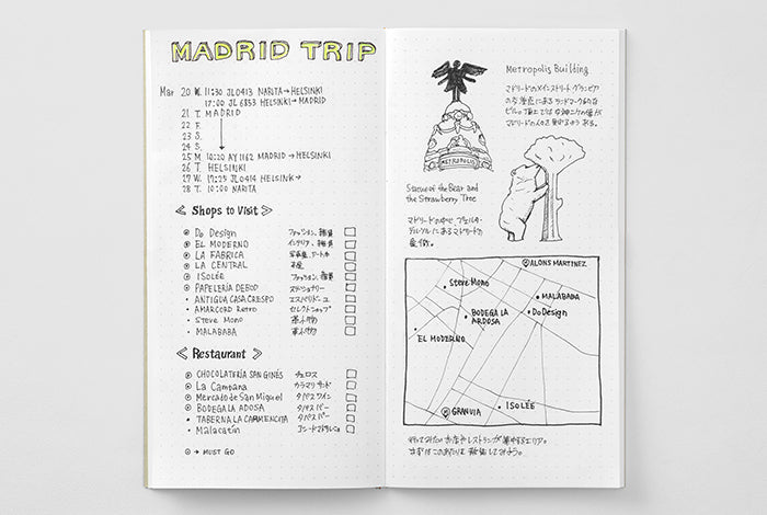 TRAVELER'S Regular Size Refill - Dot Grid - 026