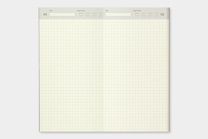 TRAVELER'S Regular Size Refill - Free Diary Daily - 005