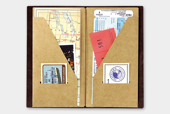TRAVELER'S Regular Size Refill - Kraft Paper Folder - 020