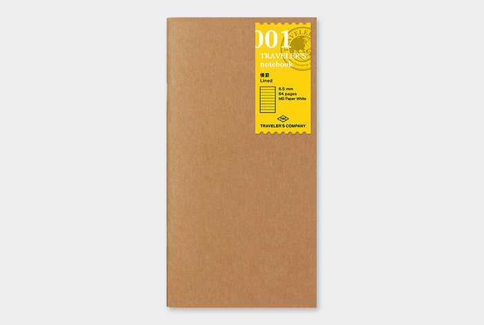 TRAVELER'S Regular Size Refill - Lined - 001