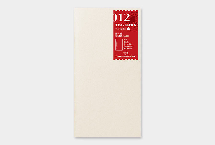 TRAVELER'S Regular Size Refill - Sketch Paper - 012