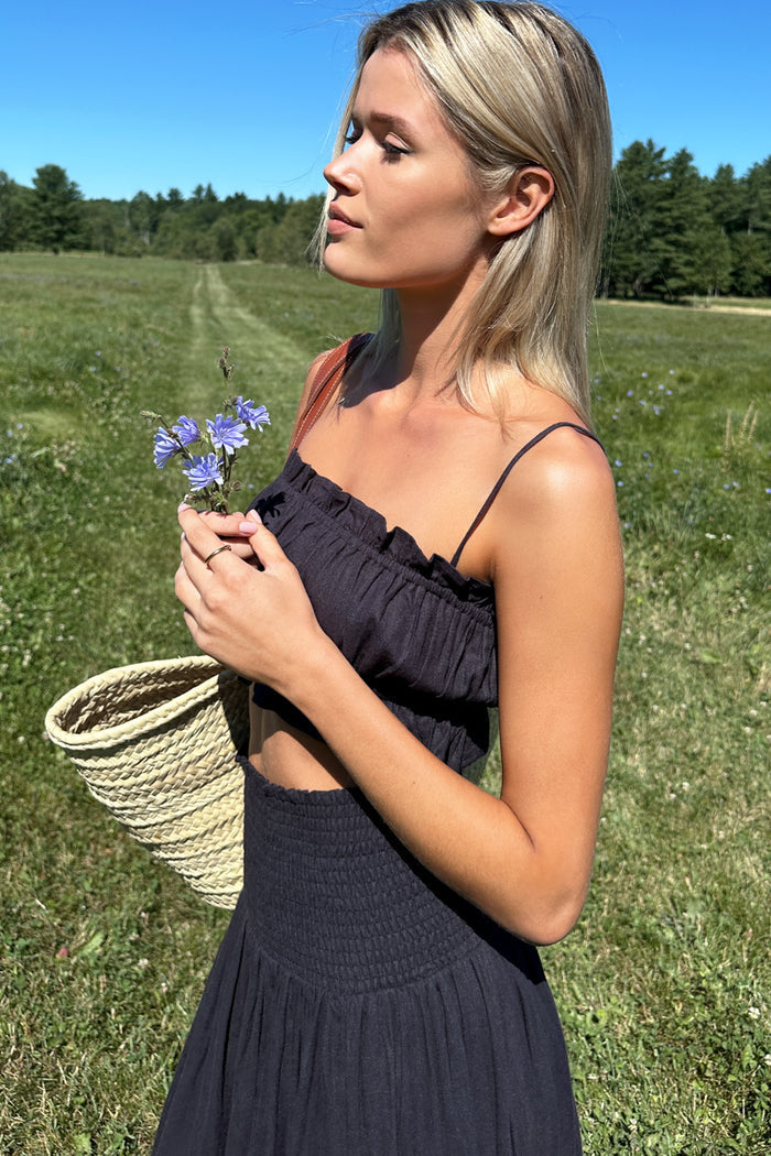 Vacation Top - Midnight Linen
