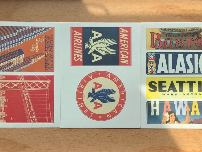 Vintage Stickers - Americana