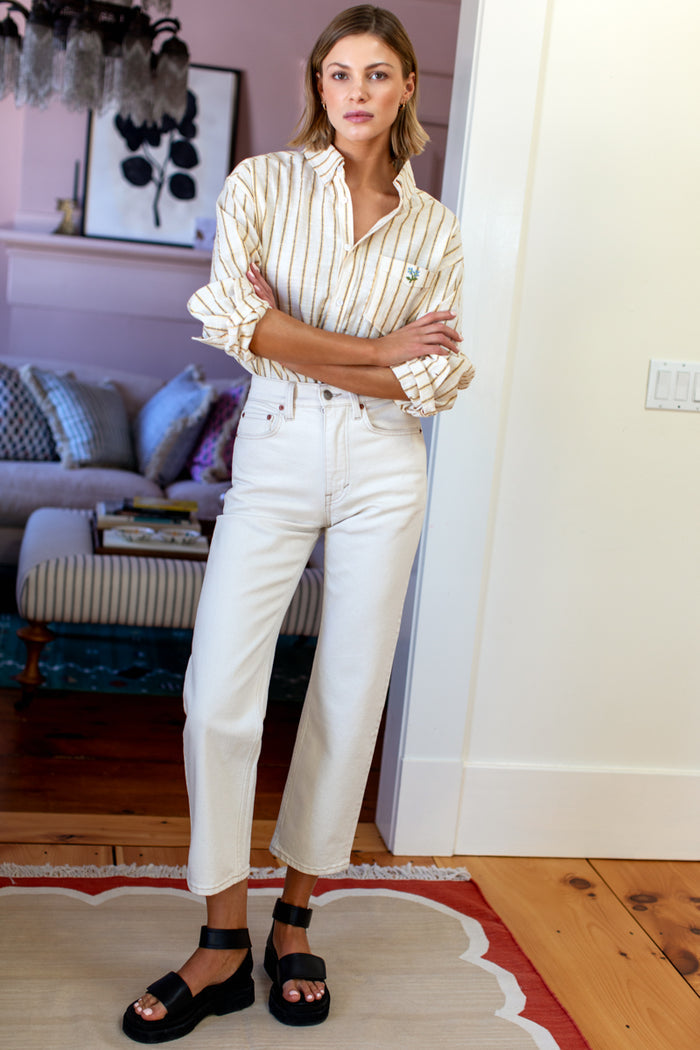 Vintage Stovepipe Ankle - Ivory
