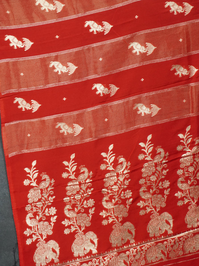 Viscose Georgette Saree | TTDS3161