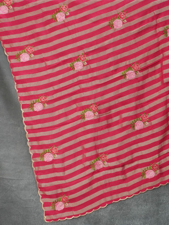 Viscose Georgette Saree | TTDS3574