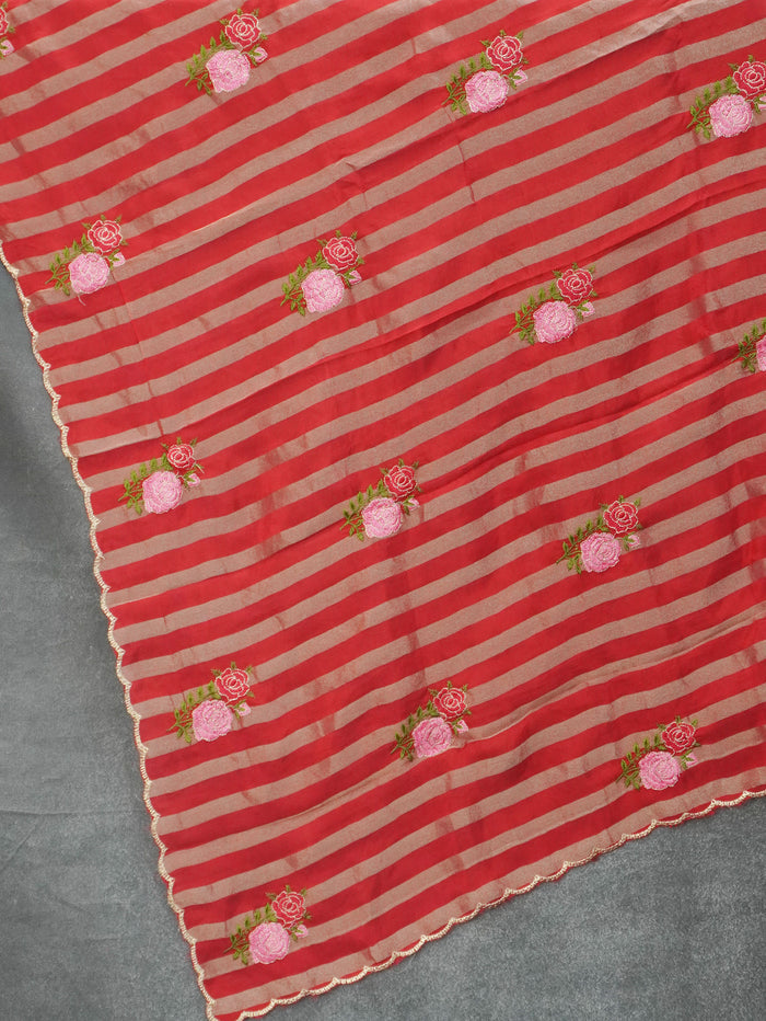 Viscose Georgette Saree | TTDS3574