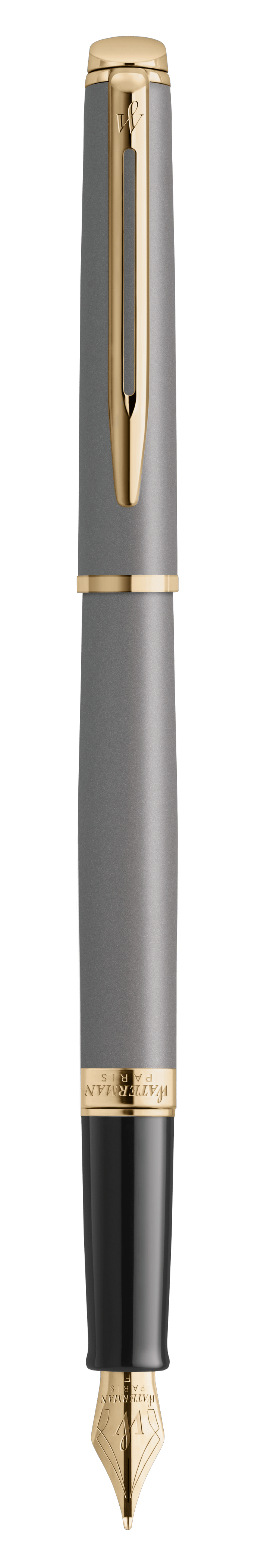 Waterman Hémisphère Understated Edit Fountain Pen - Metallic Grey