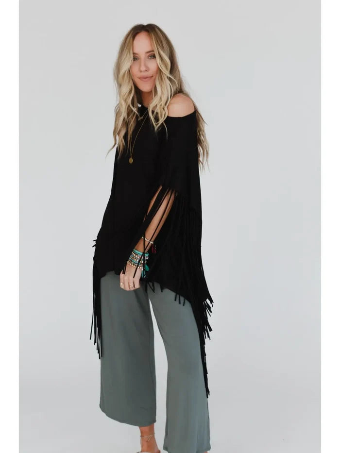 Western Showstopper Fringe Top