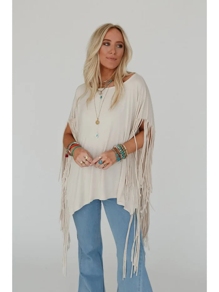 Western Showstopper Fringe Top