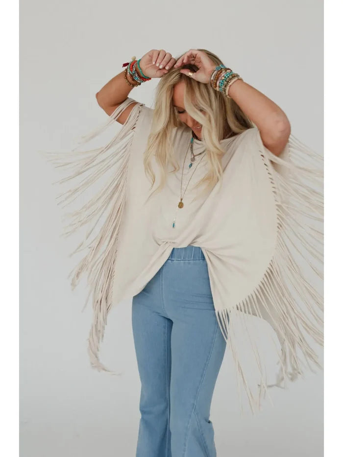 Western Showstopper Fringe Top