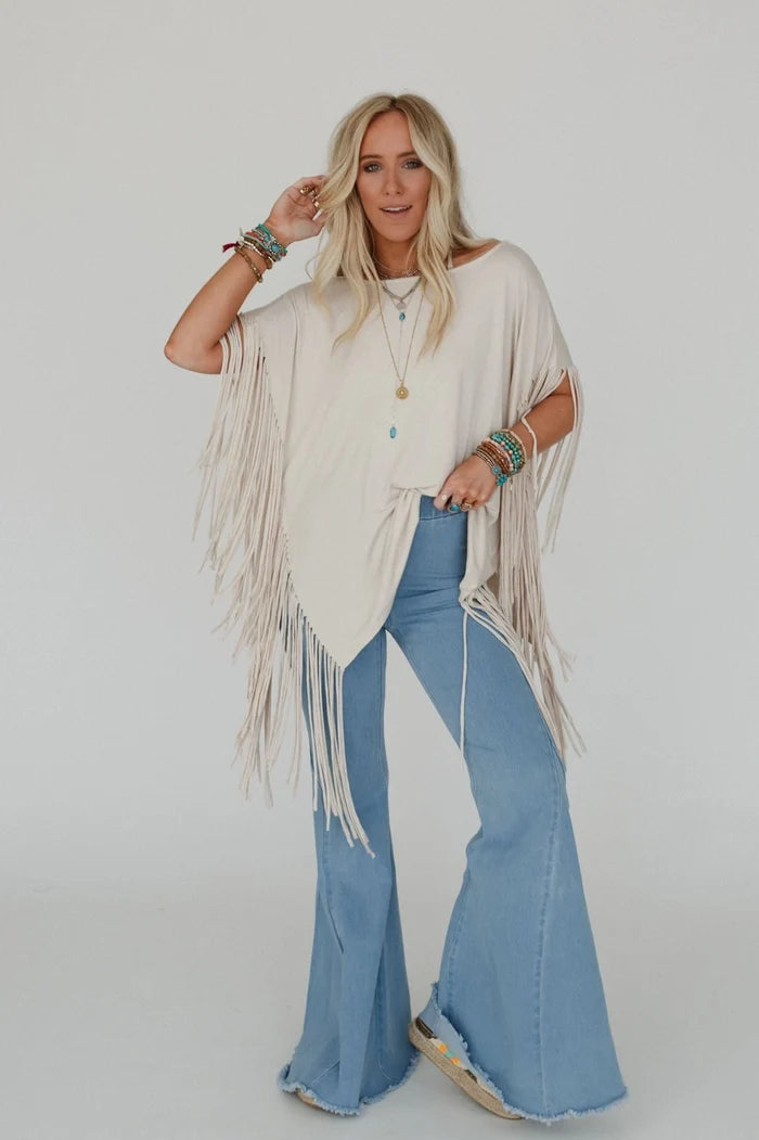 Western Showstopper Fringe Top