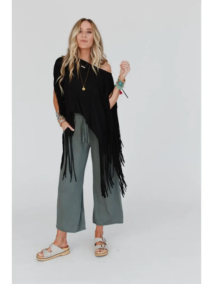 Western Showstopper Fringe Top
