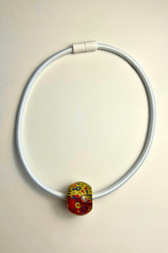 White Cord Bliss Necklace