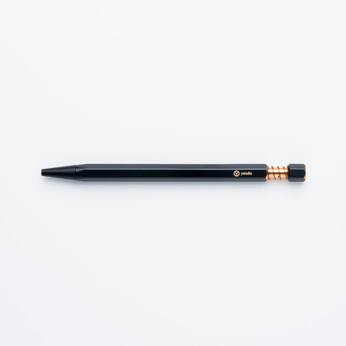 ystudio Brassing Ballpoint Pen - Black