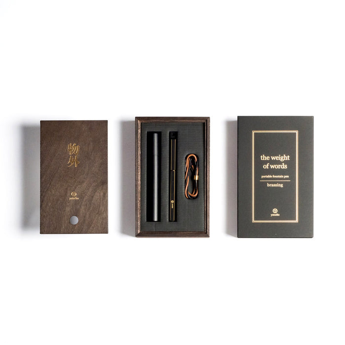 ystudio Brassing Portable Fountain Pen