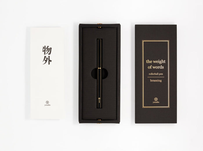 ystudio Brassing rollerball pen