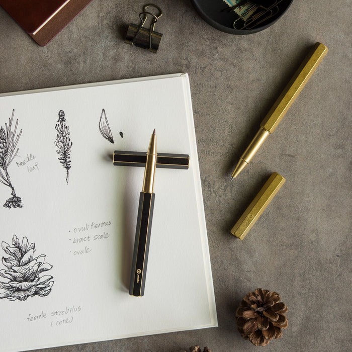 ystudio Brassing rollerball pen